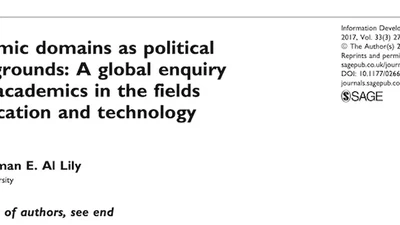 Academic domains as political battlegrounds: A global enquiry by 99 academics in the fields of education and technology featured image