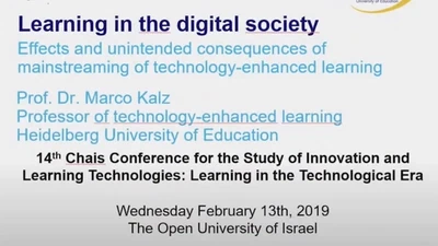 Learning in the digital society. Effects and unintended consequences of mainstreaming of technology-enhanced learning featured image