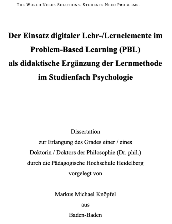 PhD Markus Knöpfel