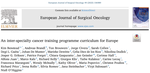 An inter-specialty cancer training programme curriculum for Europe