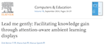 Lead me gently: Facilitating knowledge gain through attention-aware ambient learning displays