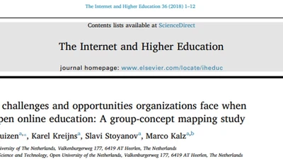 Eliciting the challenges and opportunities organizations face when delivering open online education: A group-concept mapping study featured image