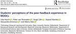 Students’ perceptions of the peer-feedback experience in MOOCs